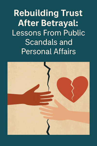 rebuilding trust after an affair