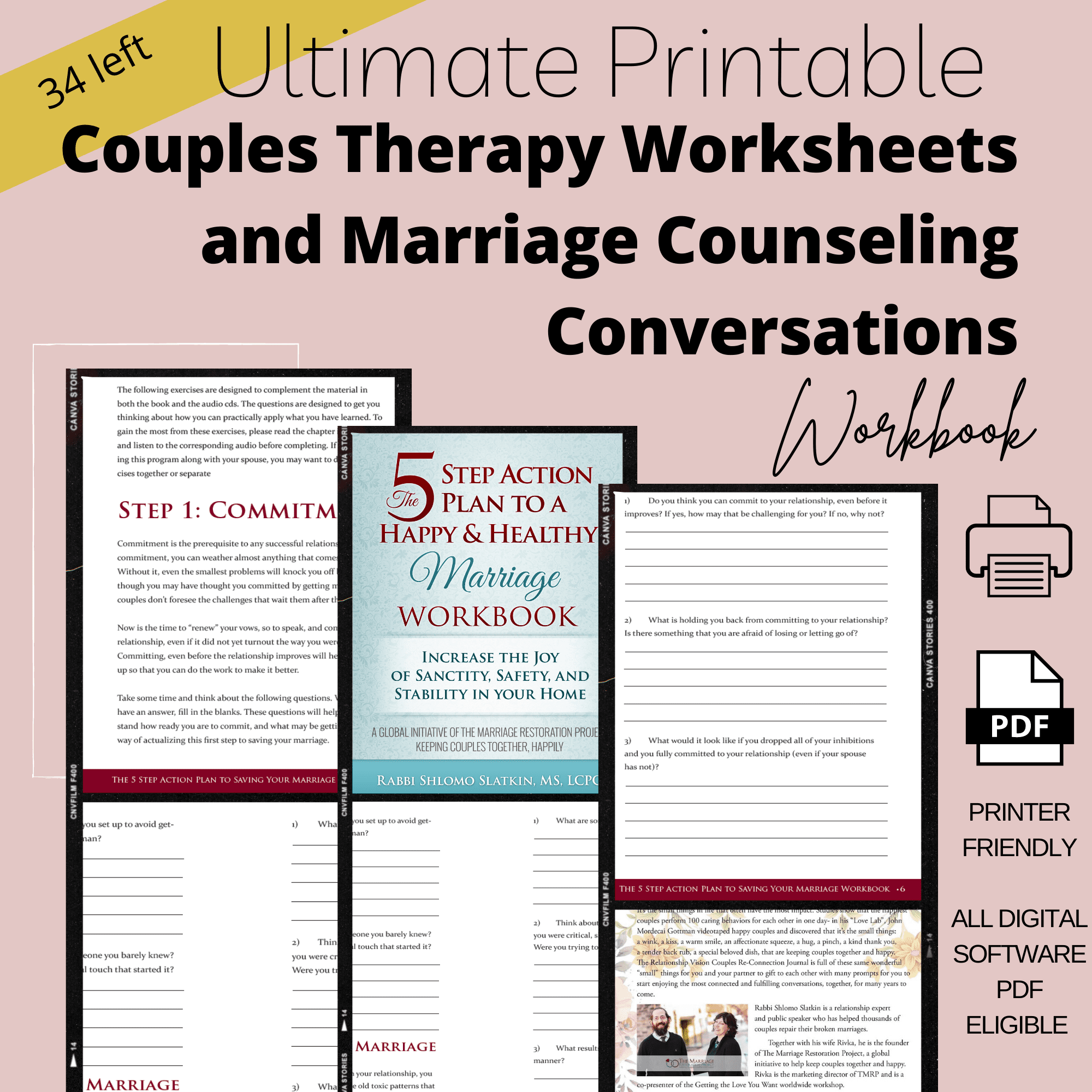 Printable Couples Therapy Worksheets Marriage Counseling Conversations 