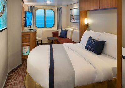 Prime Ocean View Stateroom aboard Celebrity Summit cruise to Bermuda