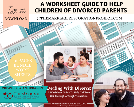 Kids Divorce Coping Resources Therapy Worksheets