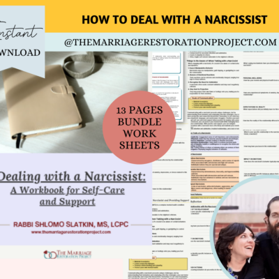 Worksheets on living with a narcissist