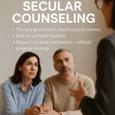 secular counseling for couples seeking non religious therapy retreats