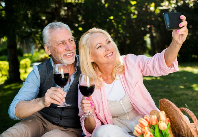 Happy Elderly Couple Happy Elderly Couple
